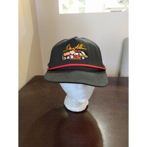 Vintage NASCAR Davey Allison Snapback Hat #28 Texaco Havoline Made In USA